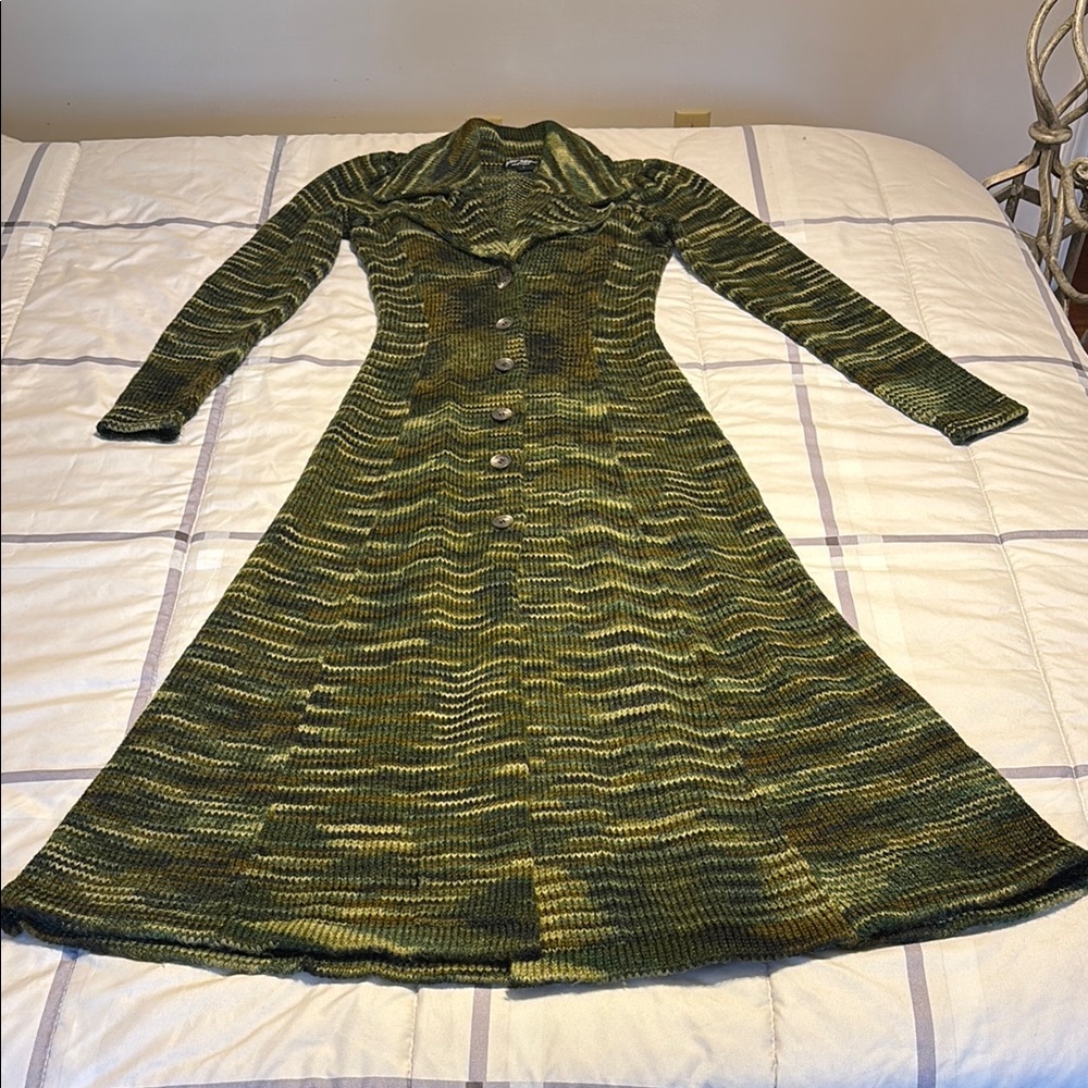 Betsey Johnson Olive Long Sleeve Knit Dress - SOLD OUT